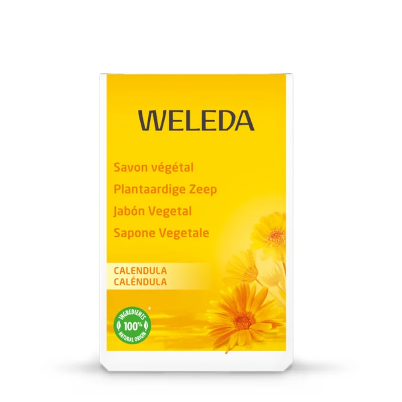 Calendula Zeep 100 gram van Weleda – productfoto