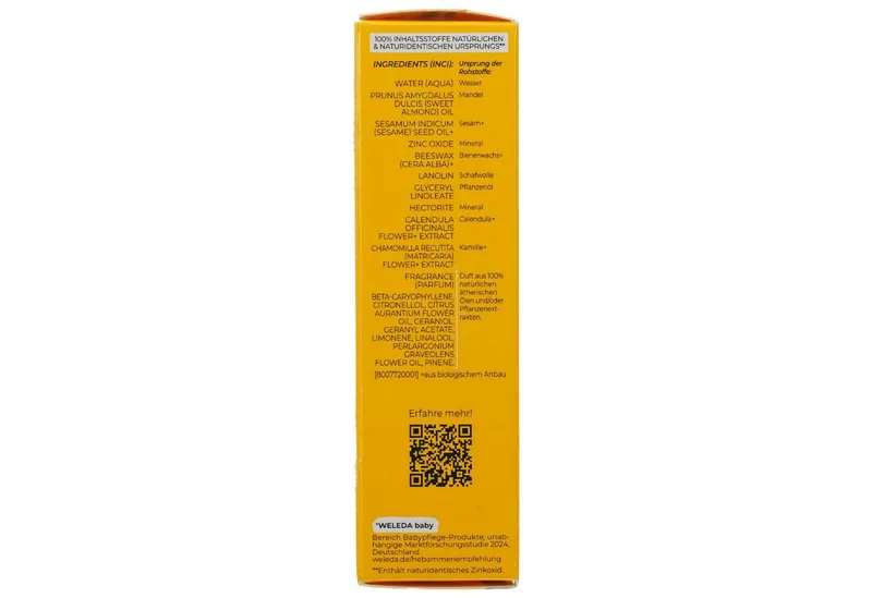 Crème Pour Le Change Calendula Nappy Change 30ml de Weleda – photo produit 3 sur 5