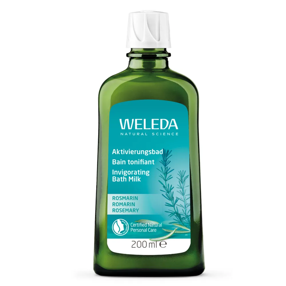 Rozemarijn Activerende Badmelk 200 ml | Vermoeidheid van Weleda – productfoto