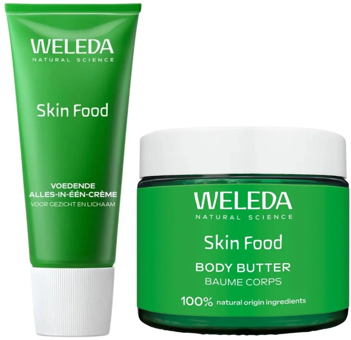 Skin Food Alles-in-één Crème + Body Butter Duo - 75+150ml van Weleda – productfoto