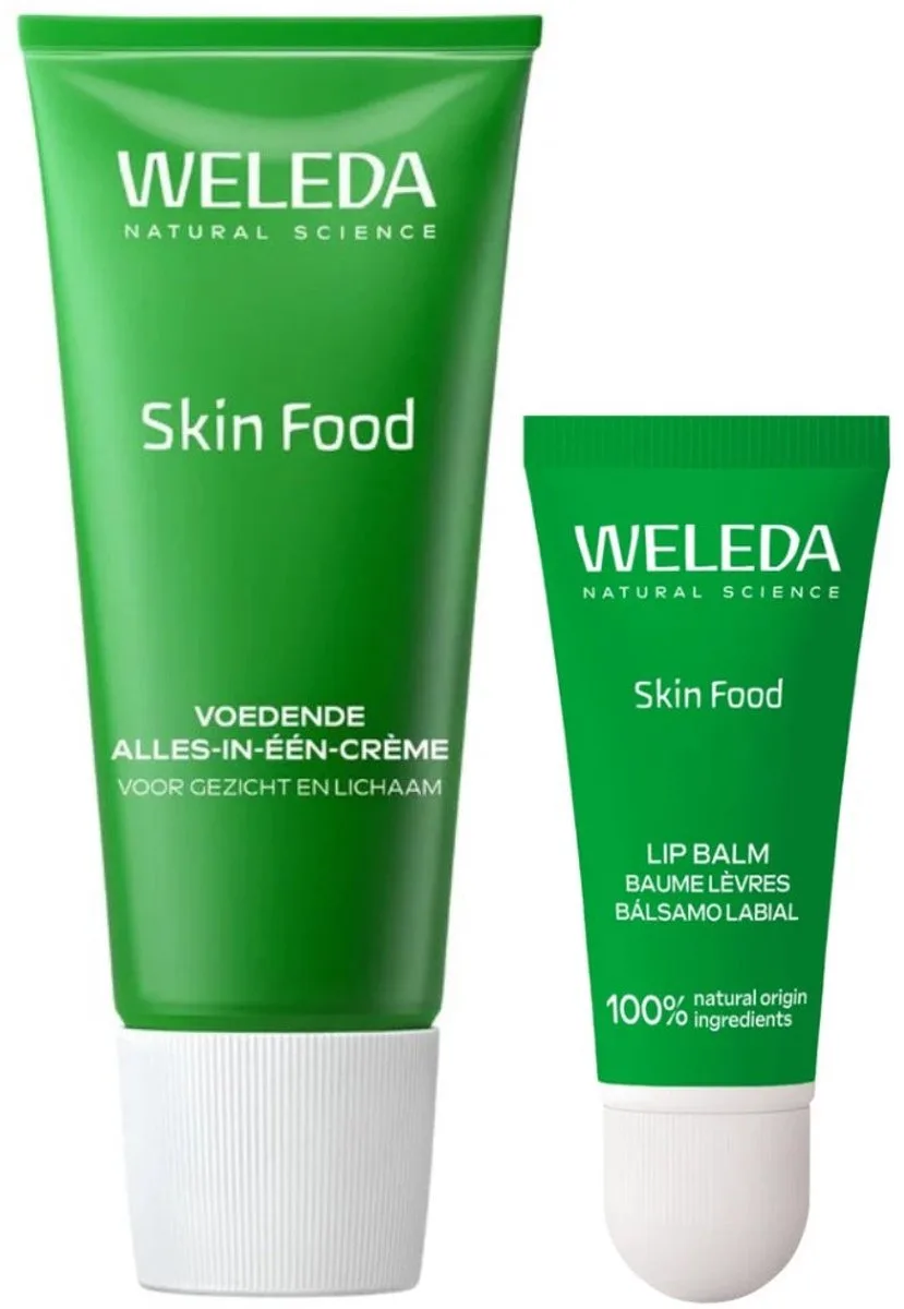 Skin Food Alles-in-één Crème + Lip Balm Duo - 30+8ml van Weleda – productfoto