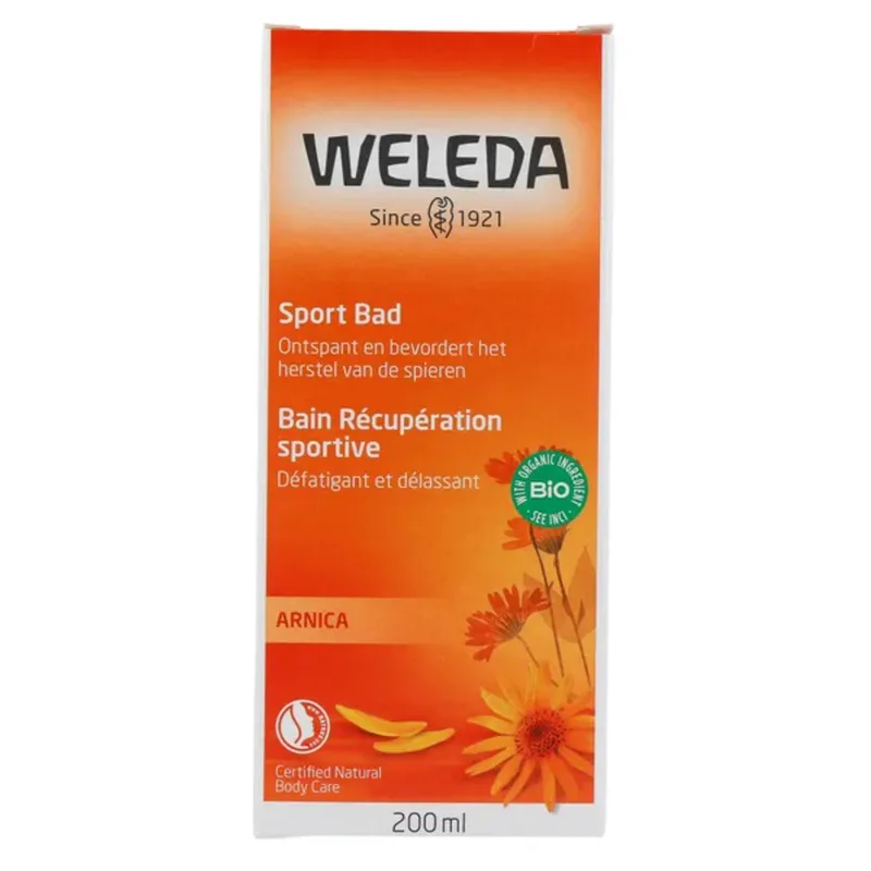 Sport Badmelk 200 ml van Weleda – productfoto