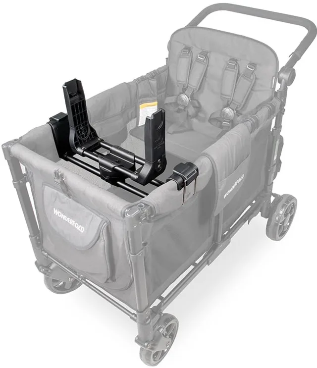 W4 Autostoeladapter - Voor Kinderwagen en Buggy - 360° Draaibaar