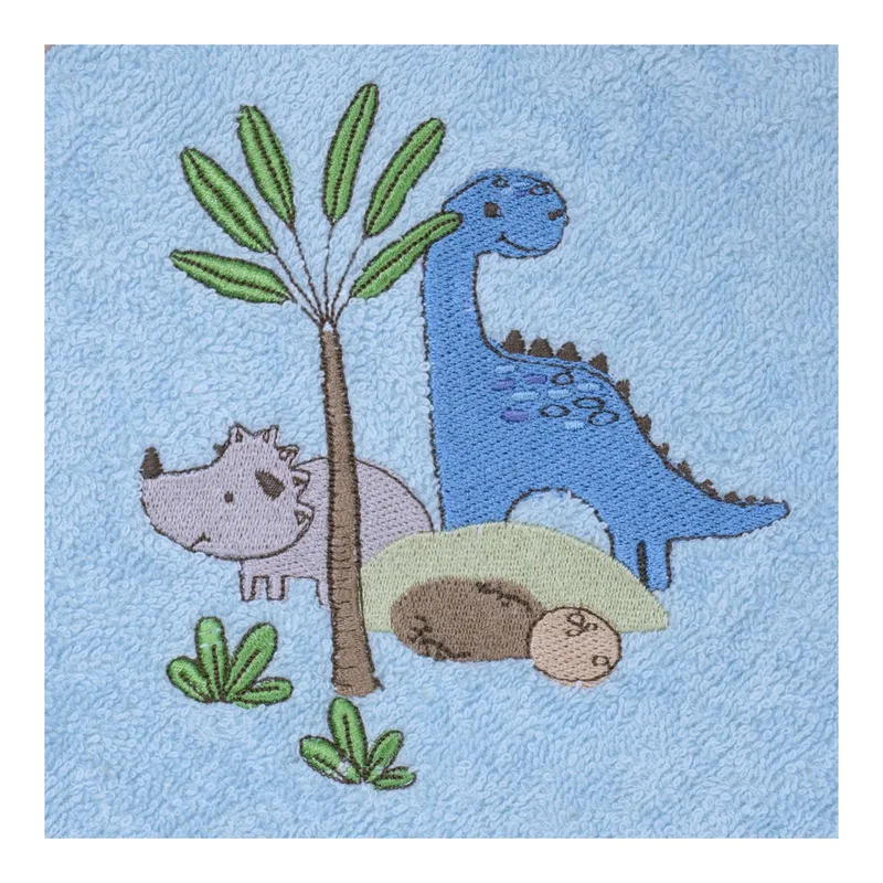 Kapuzenbadetuch 100x100 cm van Wörner in Blauw, 100 × 28 mm – productfoto