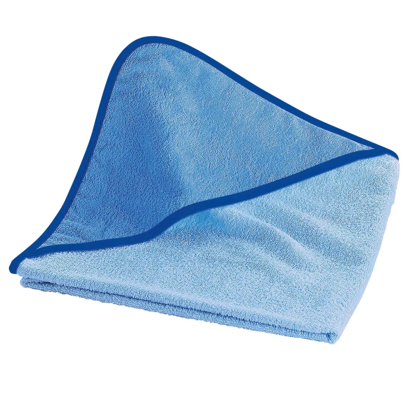Kapuzen-Badetuch 100x100 cm de Wörner en Bleu, 1000 × 1000 mm – photo produit