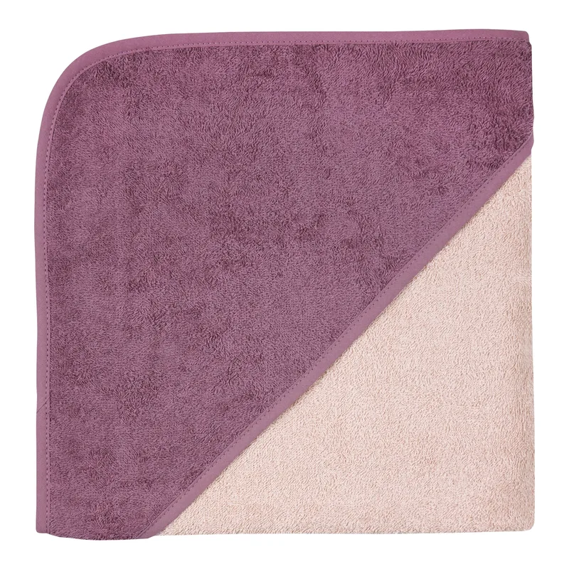 Kapuzen-Badetuch 100x100 cm de Wörner en Orange – photo produit
