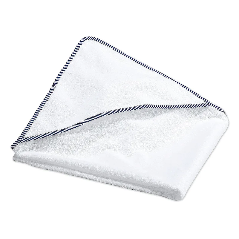 Kapuzen-Badetuch 80x80 cm de Wörner en Blanc, 80 × 80 mm – photo produit