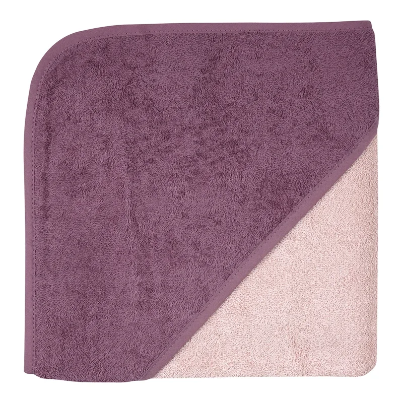 Kapuzen-Badetuch 80x80 cm de Wörner en Orange, 80 × 80 mm – photo produit