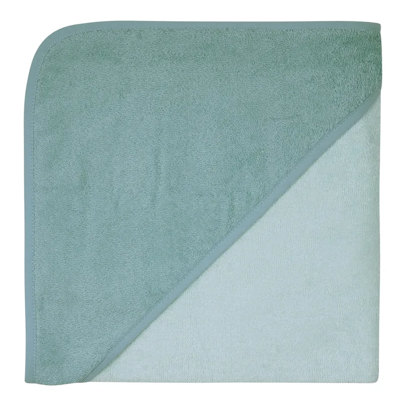 Kapuzenbadetuch 100x100 cm de Wörner en Vert, 100 × 100 mm – photo produit