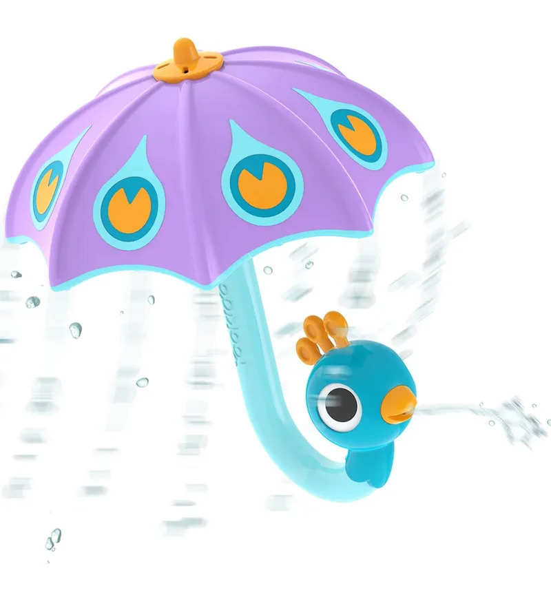 Badspeelgoed - Fill 'N' Rain Peacock Umbrella - Paars by Yookidoo – product photo