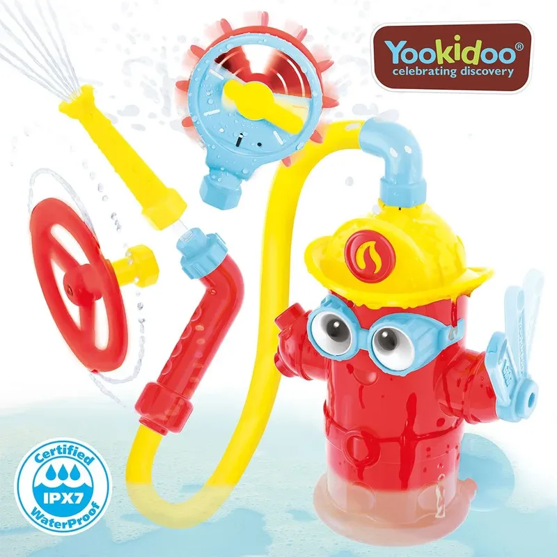 Badespielzeug Freddy Spray ´n´ Sprinkle Puppe von Yookidoo – Produktfoto 2 von 4
