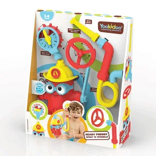 Badespielzeug Freddy Spray ´n´ Sprinkle Puppe von Yookidoo – Produktfoto 1 von 4
