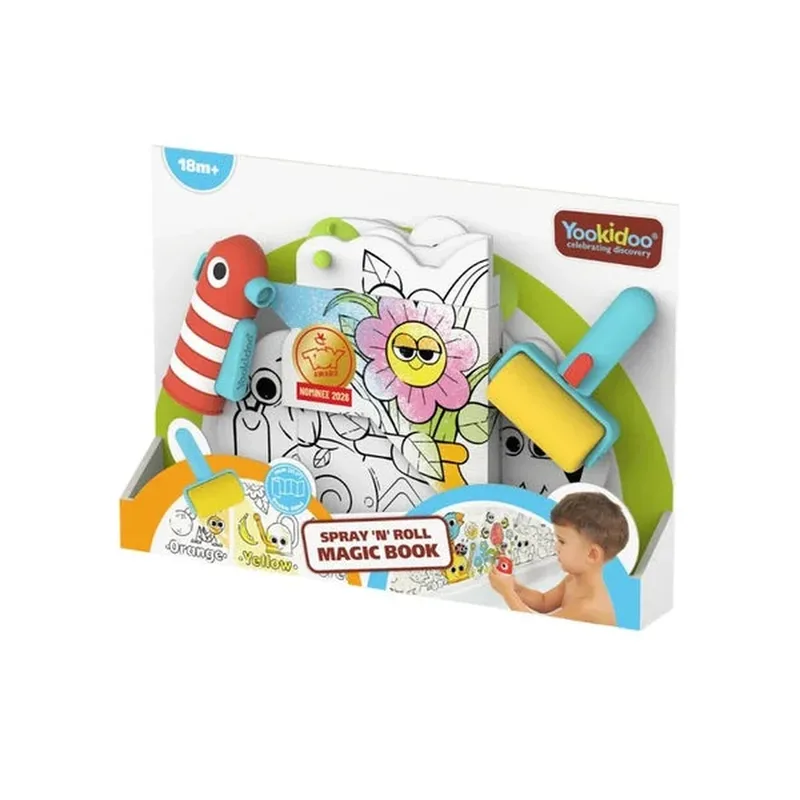 Badspeelgoed Spray 'N' Roll Magic Book van Yookidoo – productfoto