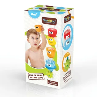 Fill ´n´ Spill Action Cups (yo40261) Badspeelgoed van Yookidoo – productfoto 3 van 4