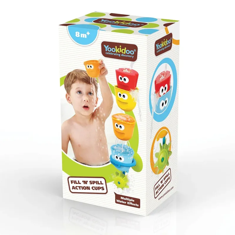 Fill ´n´ Spill Action Cups (yo40261) Badspeelgoed van Yookidoo – productfoto 3 van 4
