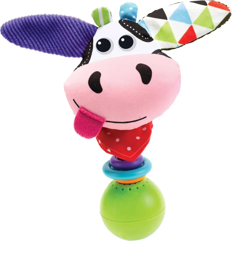 Shake Me Rattle Cow Rammelaar Koe van Yookidoo in Meerkleurig – productfoto
