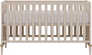 Babymöbel-Set HAZEL, 3-teiliges Babyzimmer in modernes Komplettset, (Spar-Set, 3-tlg., 70x140cm Babybett, Kleiderschrank 3-türig, Wickelkommode inkl. Aufsatz), Kinderzimmer, Soft-Close-Funktion, Mitwachsendes Bett inkl. Lattenrost van yuny by PAIDI in Beige – productfoto 3 van 5