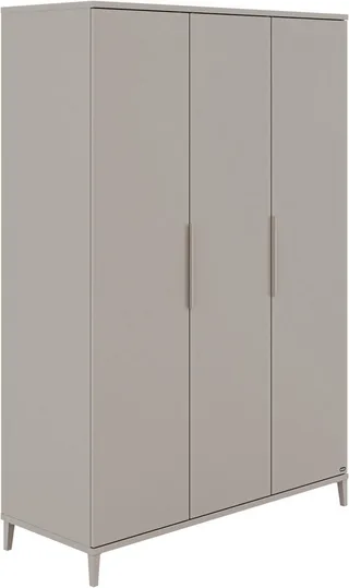 Kleiderschrank BROTHER STU inkl. Kleiderstangen und Einlegeböden (B/H/T ca. 130x195x52cm, Taupe) zertifizierte Qualität, Soft-Close van yuny by PAIDI in Bruin – productfoto 1 van 5