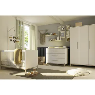 Kleiderschrank Cutie Lea 3-türig van yuny by PAIDI in Wit, 131 × 200 mm – productfoto 2 van 2