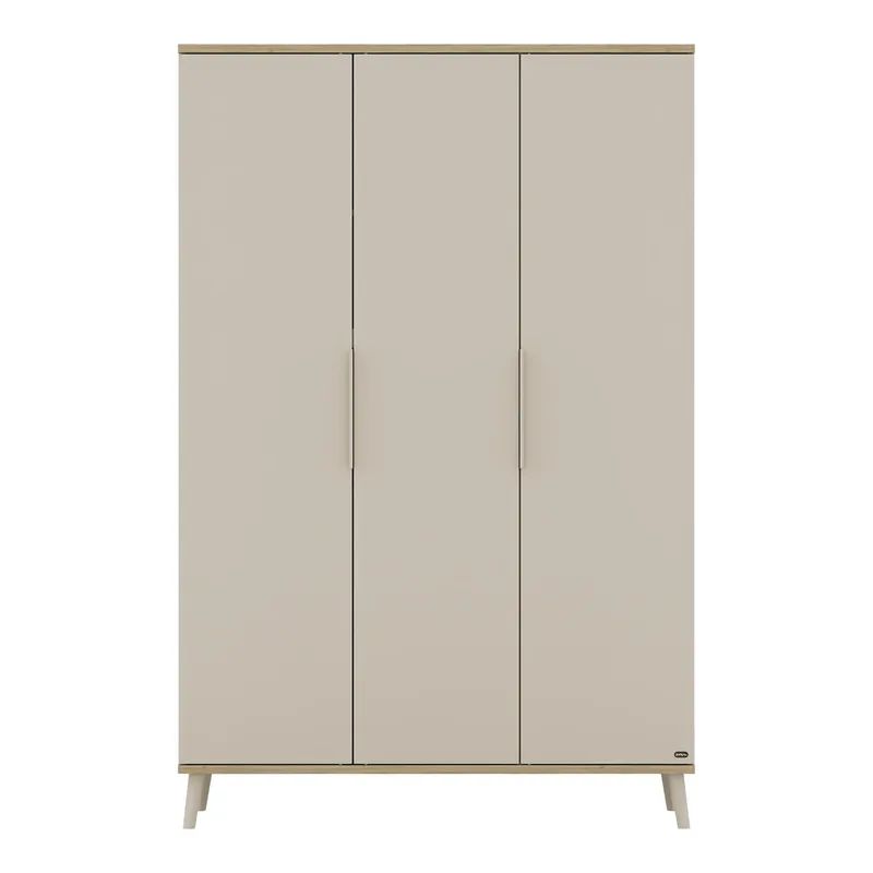 Kleiderschrank Hazel 3-türig van yuny by PAIDI in Beige, 130 × 198 mm – productfoto