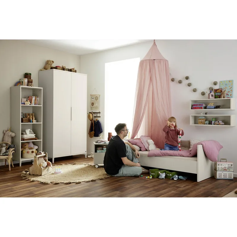 Kleiderschrank Sister Lou 2-türig de yuny by PAIDI en Beige, 95 × 195 mm – photo produit 2 sur 2
