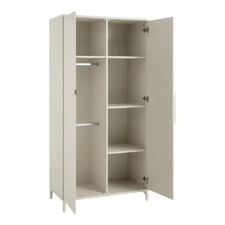 Kleiderschrank Sister Lou 2-türig de yuny by PAIDI en Beige, 95 × 195 mm – photo produit 1 sur 2