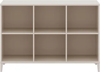 Sideboard SISTER LOU mit 6 offenen Fächern, Breite 123 cm, stabiles und langlebiges Regal in Beige, geprüfte Qualität de yuny by PAIDI en Beige, Marron – photo produit 3 sur 5
