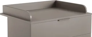 Wickelkommode BROTHER STU mit abnehmbarem Aufsatz und 3 Schubladen, Kommode in Taupe, 95 cm Breite, geprüfte Sicherheit, Soft-Close von yuny by PAIDI in Braun – Produktfoto 4 von 5
