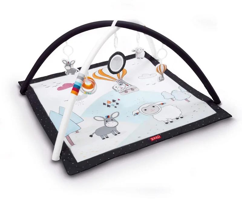 Activity Gym Speelkleed ZA-GYM-01 van ZAZU in Zwart met wit – productfoto