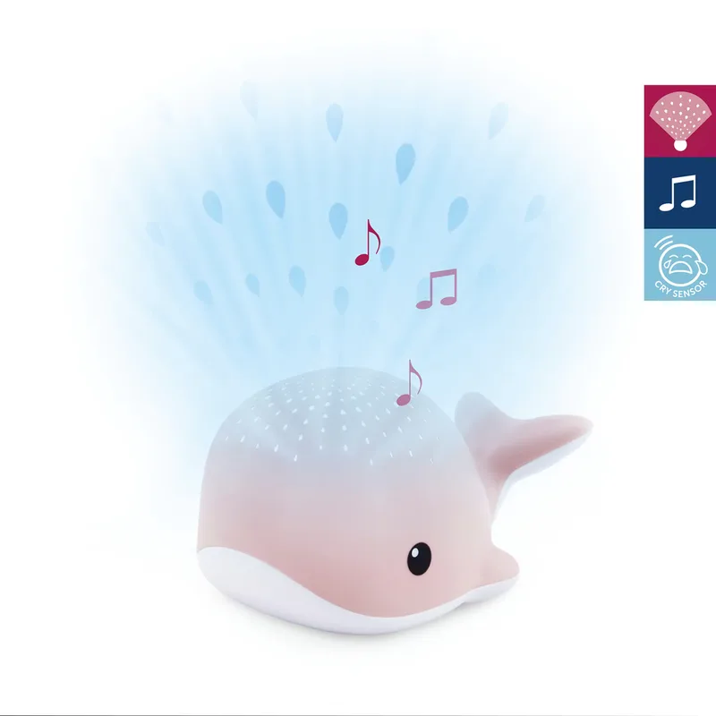 Nachtlampje projector Wally van ZAZU in Roze – productfoto