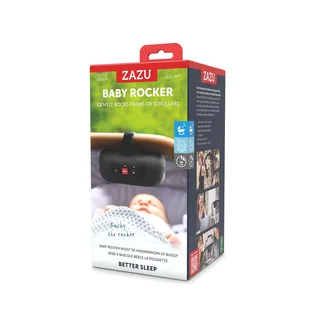 Robby the Rocker – Automatische Kinderwagen Schommelaar met Huilsensor – 5 Wiegstanden – USB-C Oplaadbaar – IPX1 Spatwaterbestendig de ZAZU en Noir – photo produit 3 sur 4