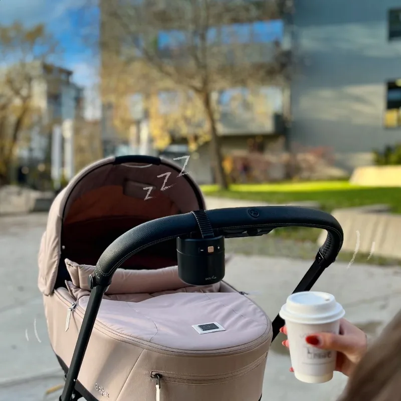 ROXY Baby Rocker – Automatische Kinderwagen Schommelaar met Huilsensor – USB-C Oplaadbaar – Instelbare Schommelstand de ZAZU en Noir – photo produit 3 sur 4