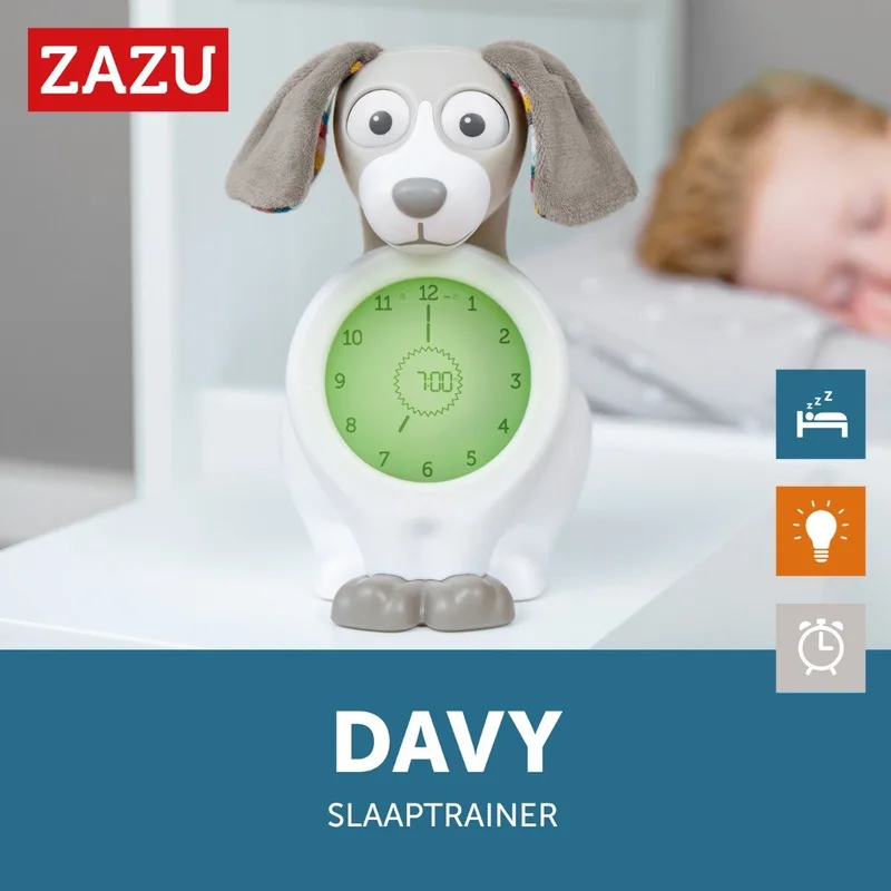 Slaaptrainer Hond Davy van ZAZU in Taupe – productfoto 2 van 4