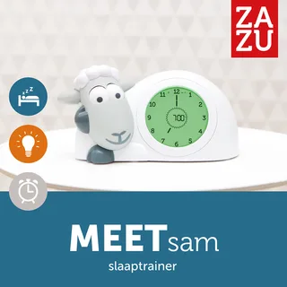 Slaaptrainer Zazu Klok Sam het Schaap Grijs van ZAZU – productfoto 4 van 4