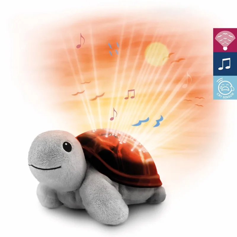 Slaaptrainer Zazu Sunset Projector Tim de Schildpad van ZAZU – productfoto 1 van 4