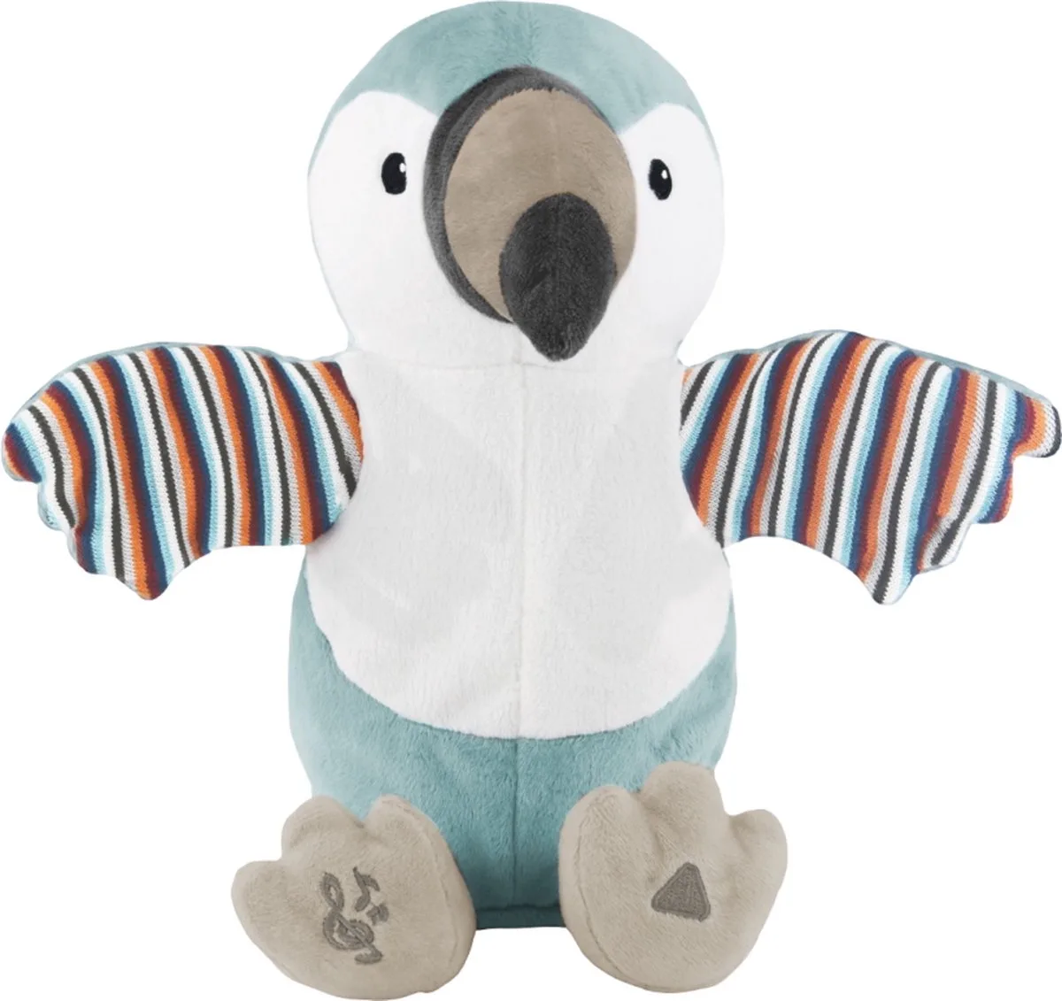 Timo de Toekan Klappende Knuffel met Geluid (Nederlands) van ZAZU in Wit – productfoto