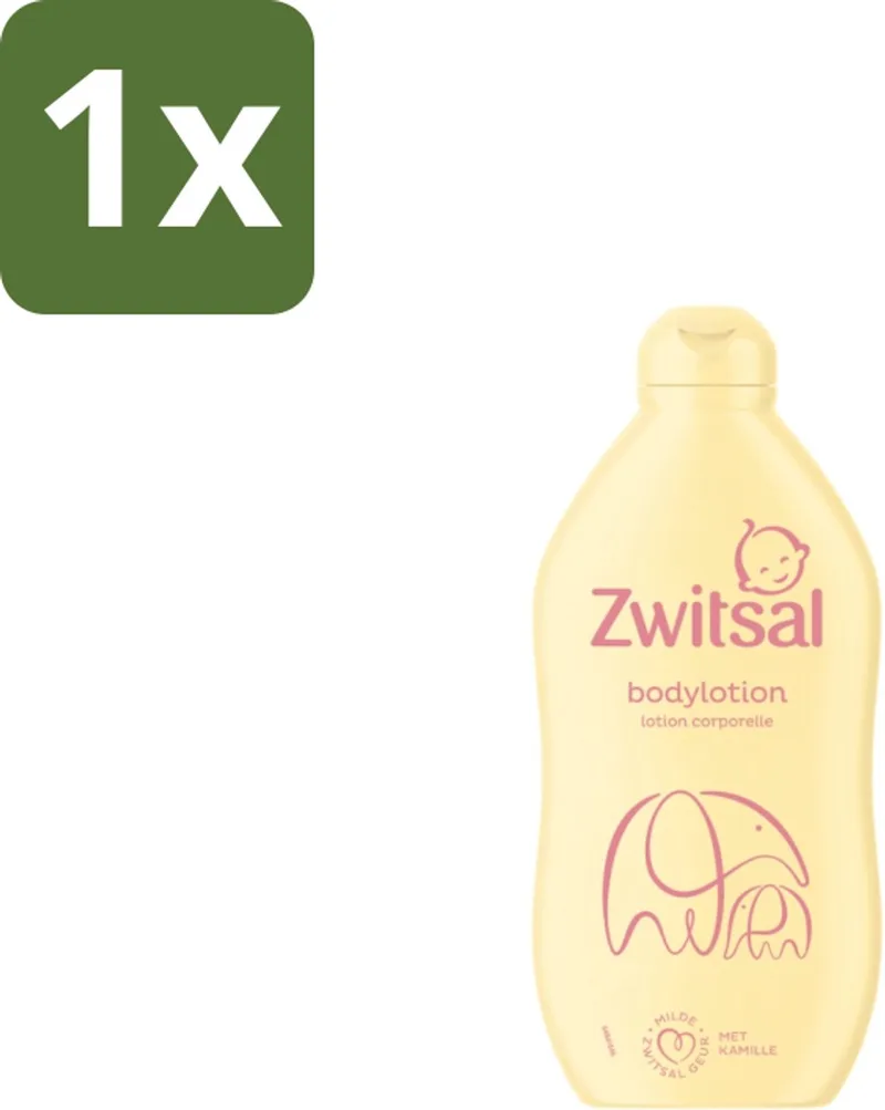 1 x Zwitsal – Bodylotion – Verzorgend – 400 ml - Babyhuid Verzorging - Kinderhuid - Gevoelige Huid - Droge Huid - Hydratatie de Zwitsal – photo produit