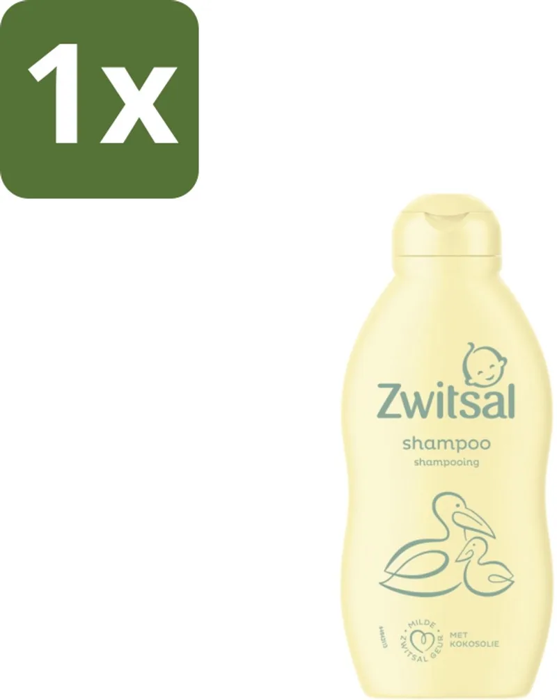 1 x Zwitsal Shampoo 200 ml - Baby Shampoo - Zwitsal Shampoo - Baby Haar - Babyhuid - Anti-prik Shampoo by Zwitsal – product photo