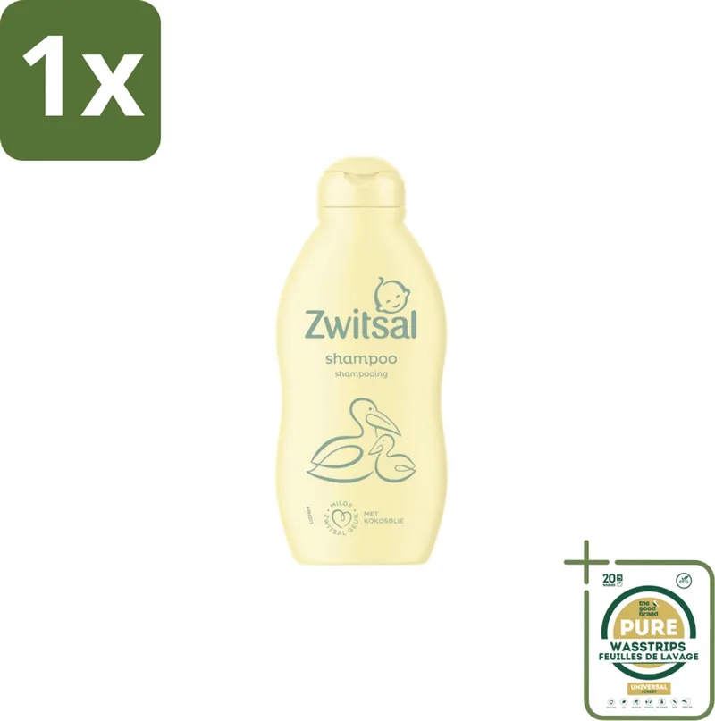 1 x Zwitsal Shampoo 200 ml- Baby Shampoo - Zwitsal Shampoo - Baby Haar - Babyhuid - Anti-prik Shampoo by Zwitsal – product photo