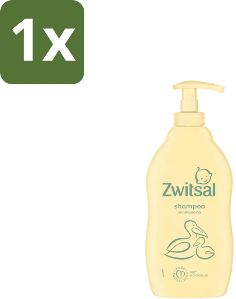 1 x Zwitsal Shampoo 400 ml - Baby Shampoo van Zwitsal – productfoto