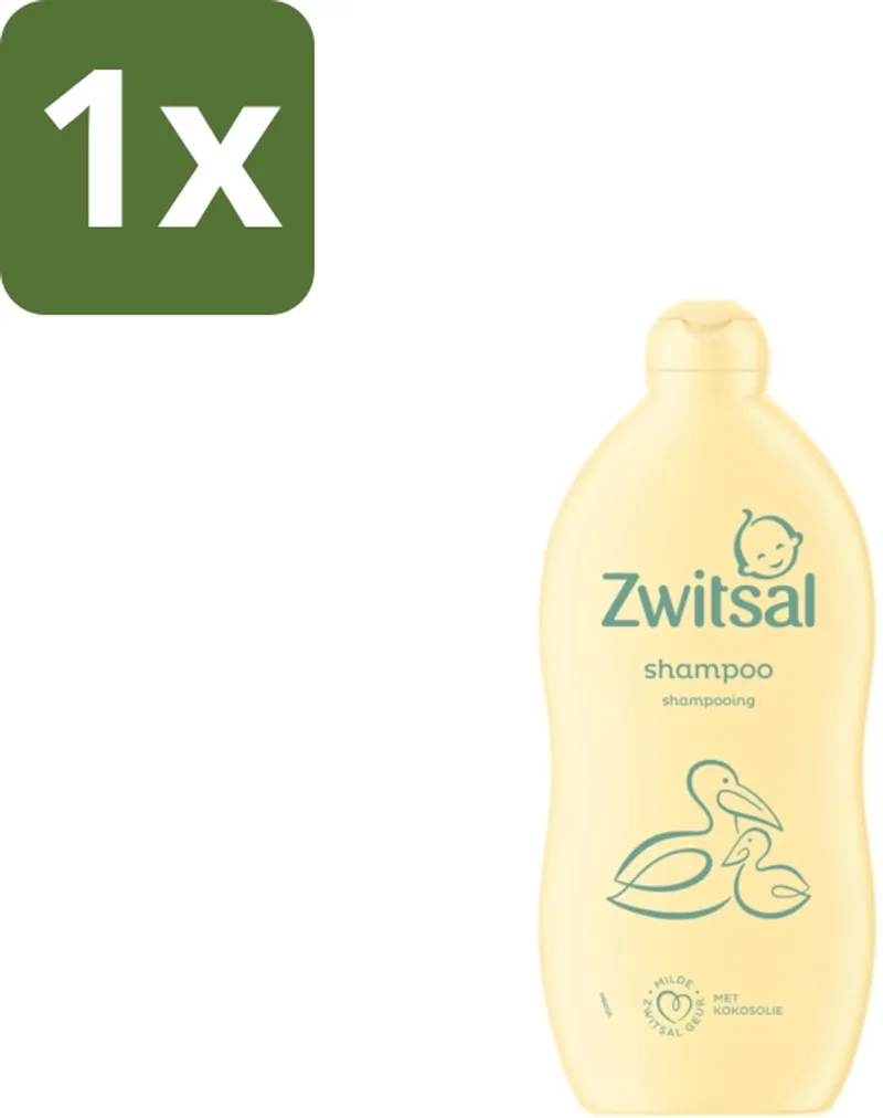 1 x Zwitsal Shampoo 700 ml - Baby Shampoo - Kokosolie Shampoo de Zwitsal – photo produit