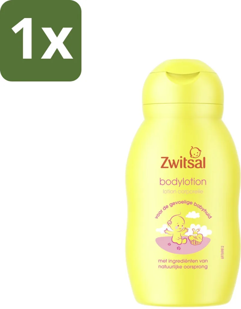 1 x Zwitsal - Verzorgende Bodylotion - Gevoelige Babyhuid - 75 ml - Babyhuid Verzorging - Gevoelige Huid - Baby Lotion - Zwitsal Bodylotion - Hydratatie Babyhuid by Zwitsal – product photo