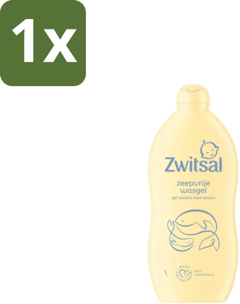 1 x Zwitsal Wasgel 700 ml - Baby Wasgel - Zeepvrije Wasgel - Babyhuid Verzorging - Calendula Wasgel - Anti-prik Wasgel de Zwitsal – photo produit