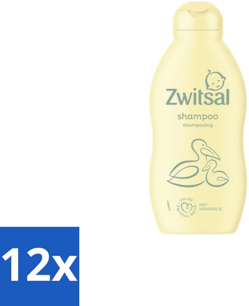 12 x Zwitsal Shampoo 200 ml - Baby Shampoo by Zwitsal – product photo