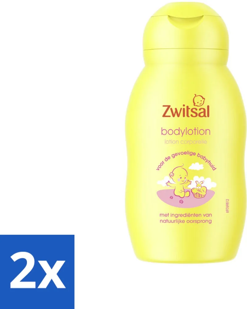 2 x Zwitsal - Verzorgende Bodylotion - Gevoelige Babyhuid - 75 ml - Babylotion - Babyhuid - Hydraterende Lotion - Zachte Lotion - Gevoelige Babyhuid by Zwitsal – product photo
