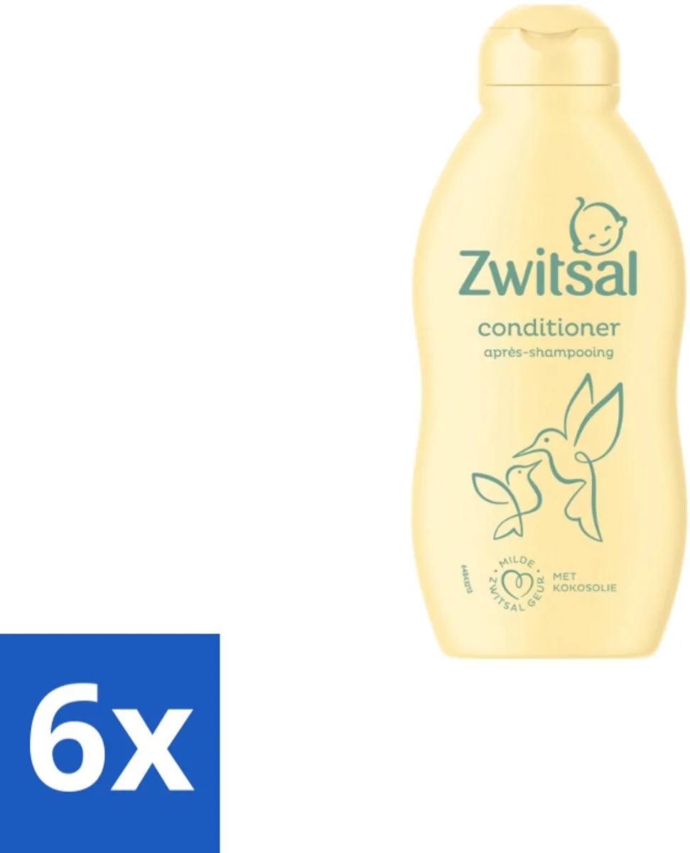 6 x Zwitsal Conditioner 200 ml - Babyhaartje Verzorging de Zwitsal – photo produit