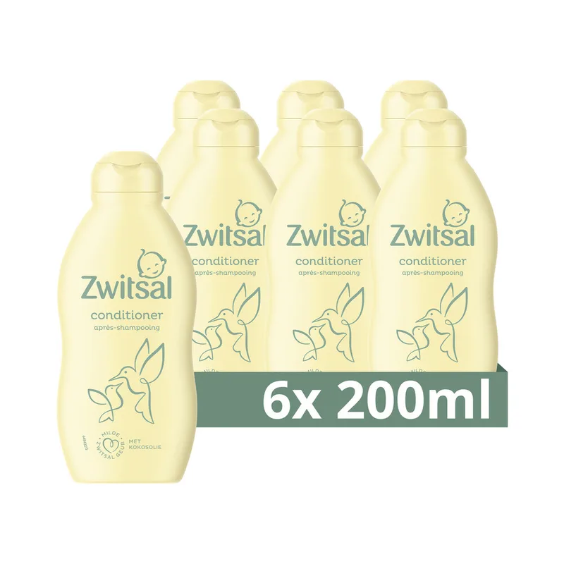 6x Zwitsal Conditioner 200 ml fra Zwitsal – produktbillede
