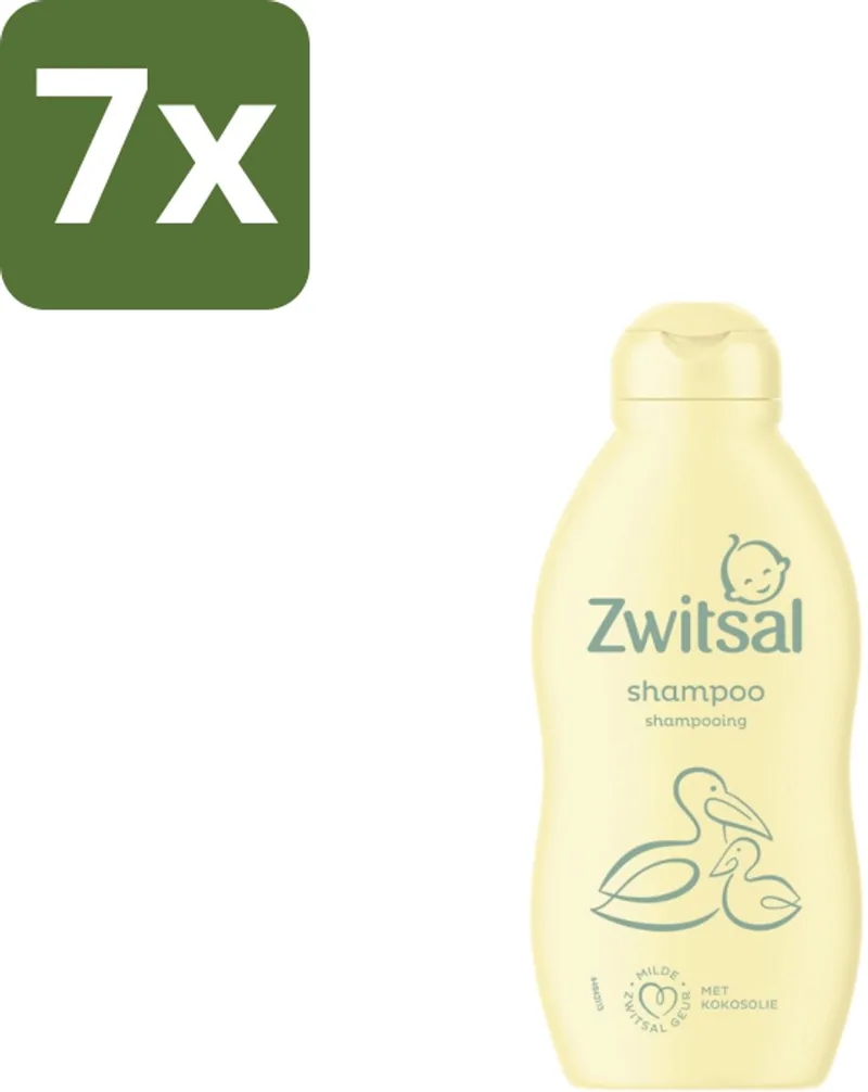 7 x Zwitsal Shampoo 200 ml - Baby Shampoo by Zwitsal – product photo