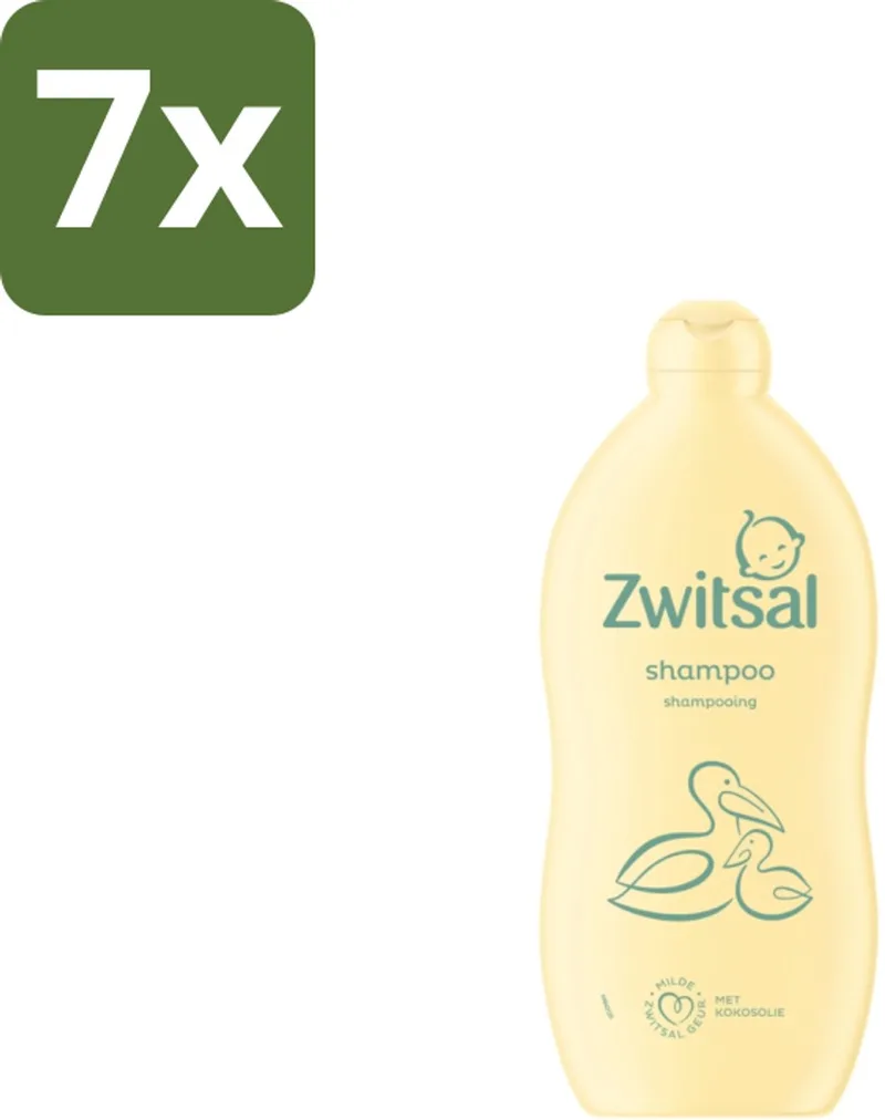 7 x Zwitsal Shampoo 700 ml - Baby Shampoo - Kokosolie Shampoo by Zwitsal – product photo