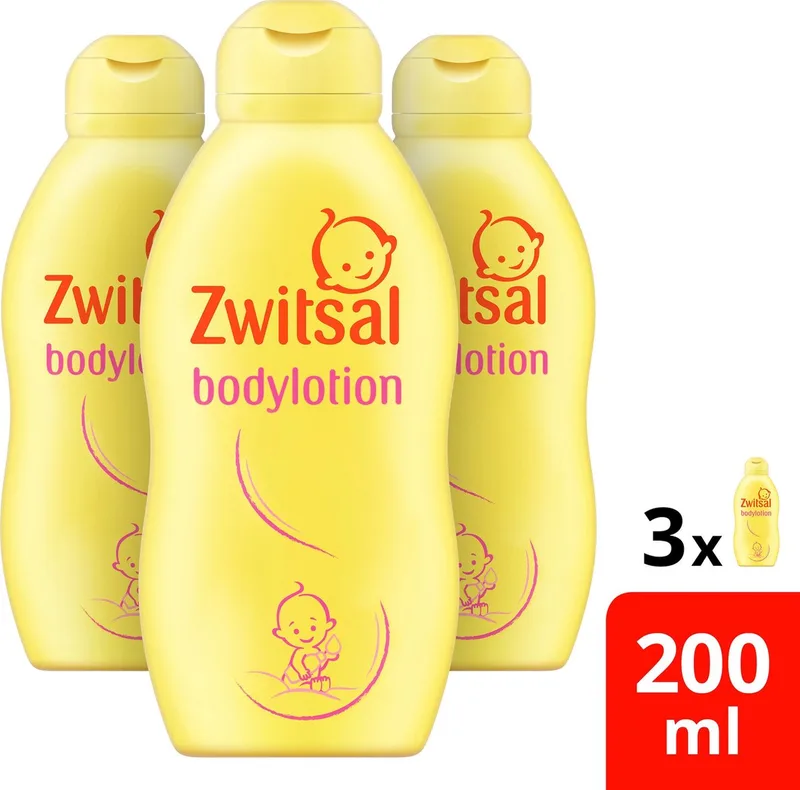 Baby Bodylotion 3x200 ml by Zwitsal – product photo